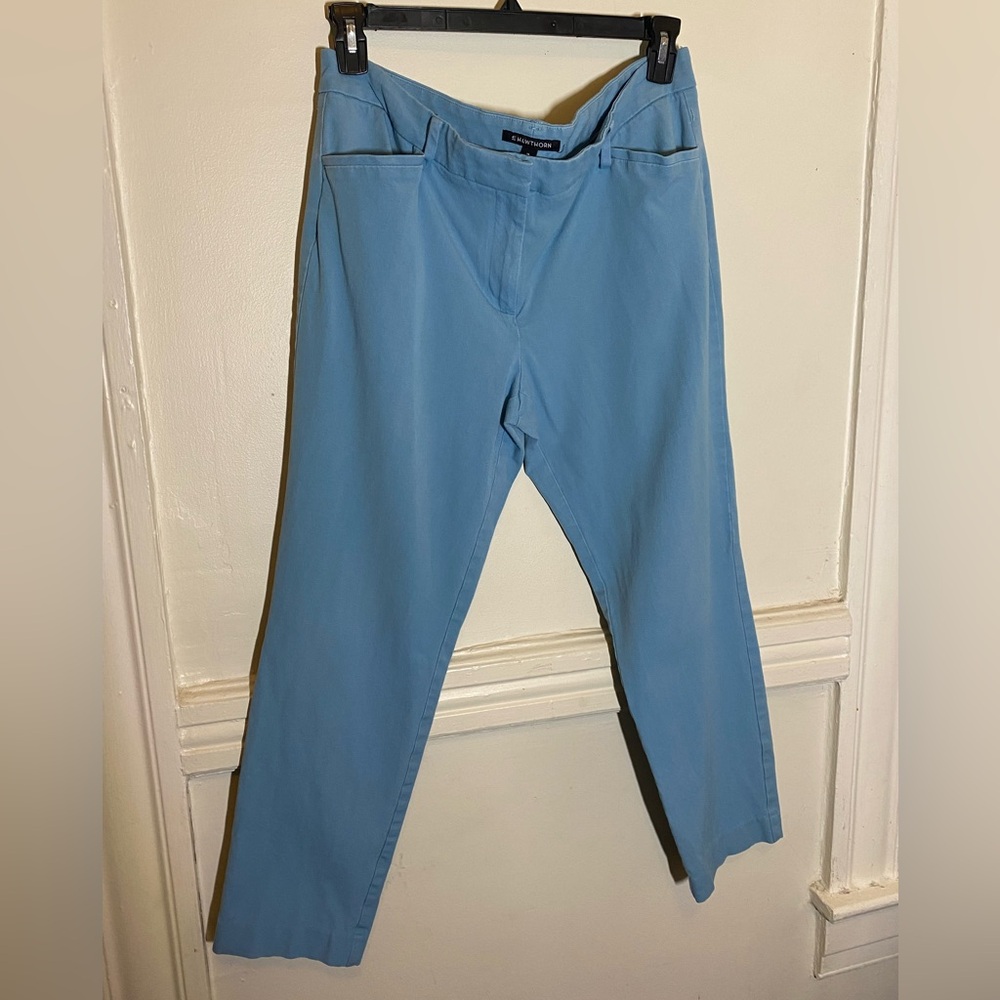 41 Hawthorn Robin Egg Blue Ankle Dress Pant Size 14